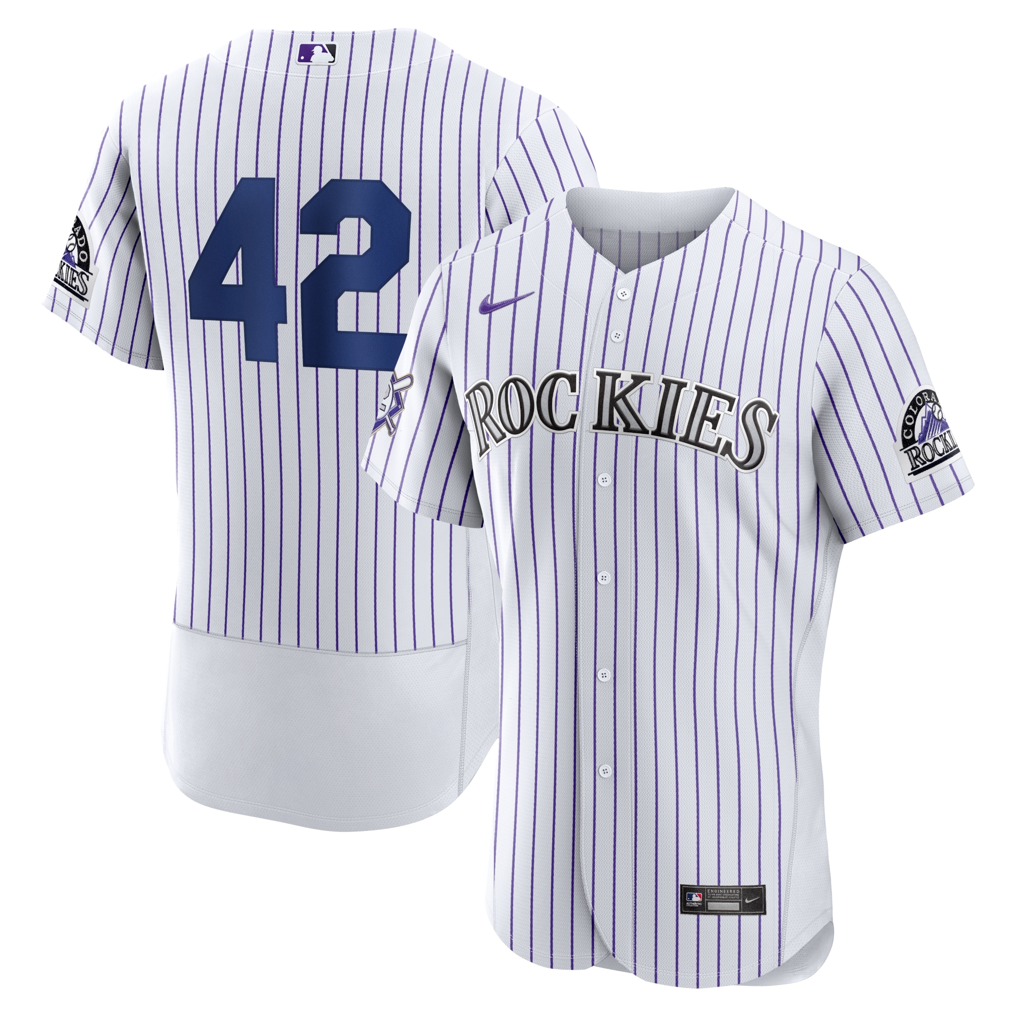 Jackie Robinson Colorado Rockies Authentic Player Jersey - White