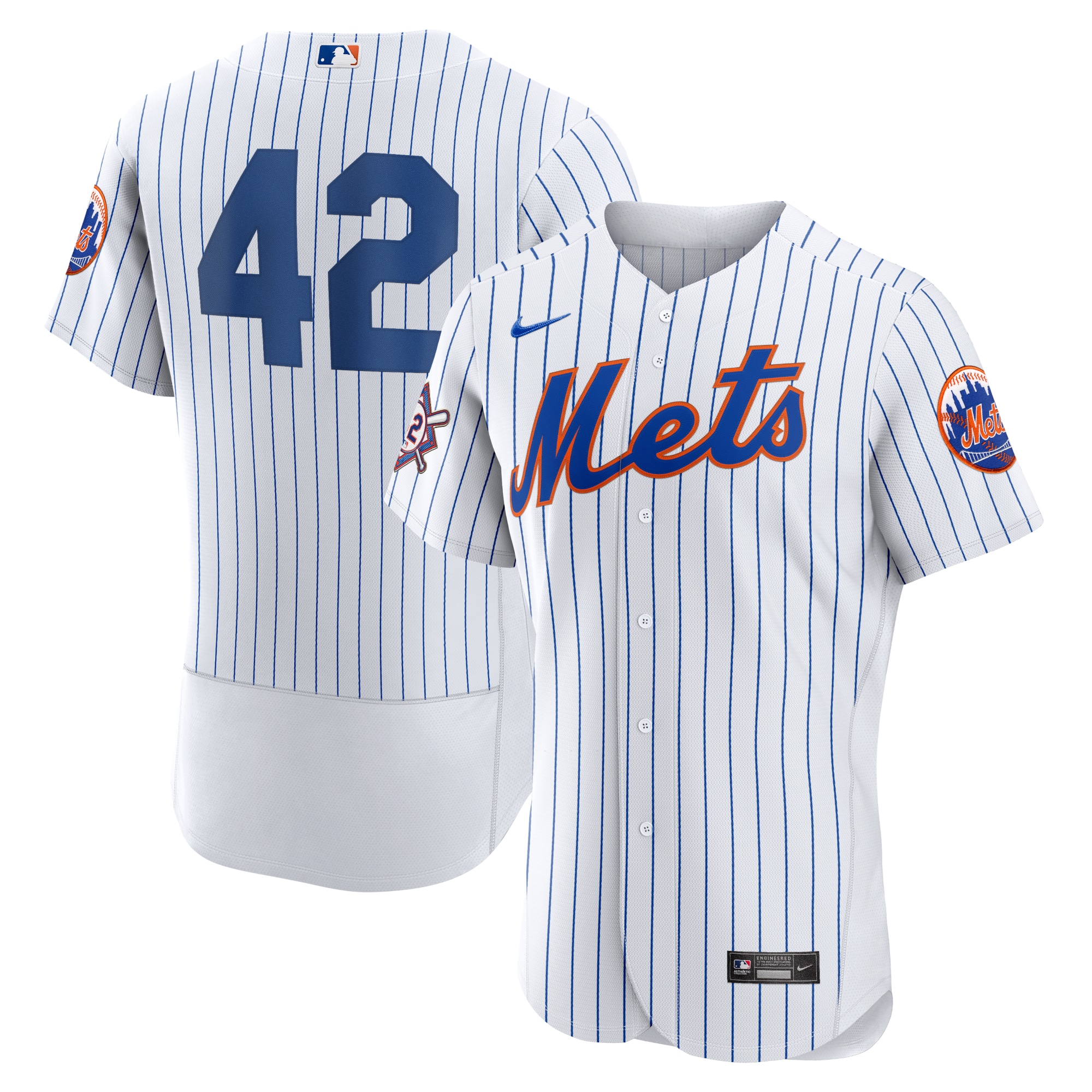 Jackie Robinson New York Mets Authentic Player Jersey - White
