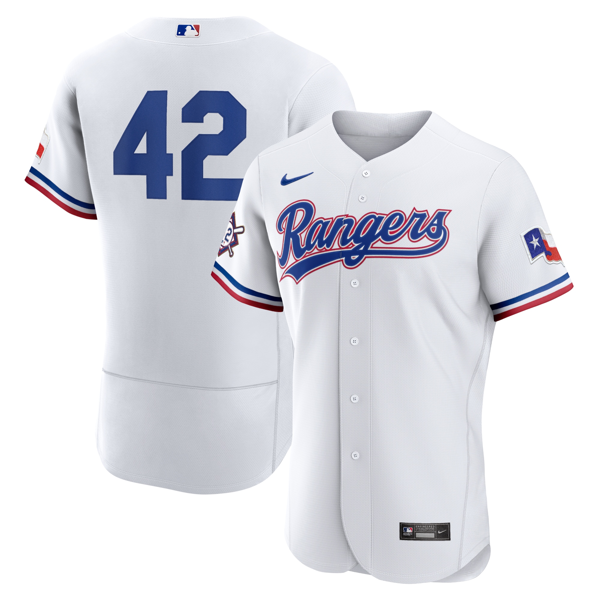 Jackie Robinson Texas Rangers Authentic Player Jersey - White
