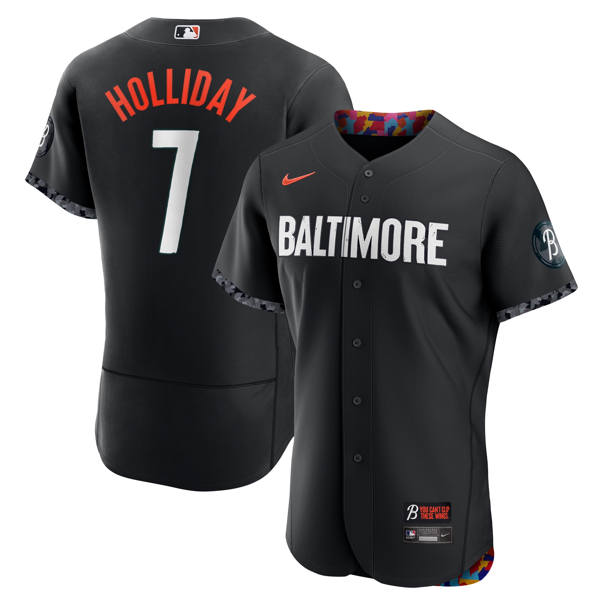 Jackson Holliday Baltimore Orioles City Connect Authentic Player Jersey - Black