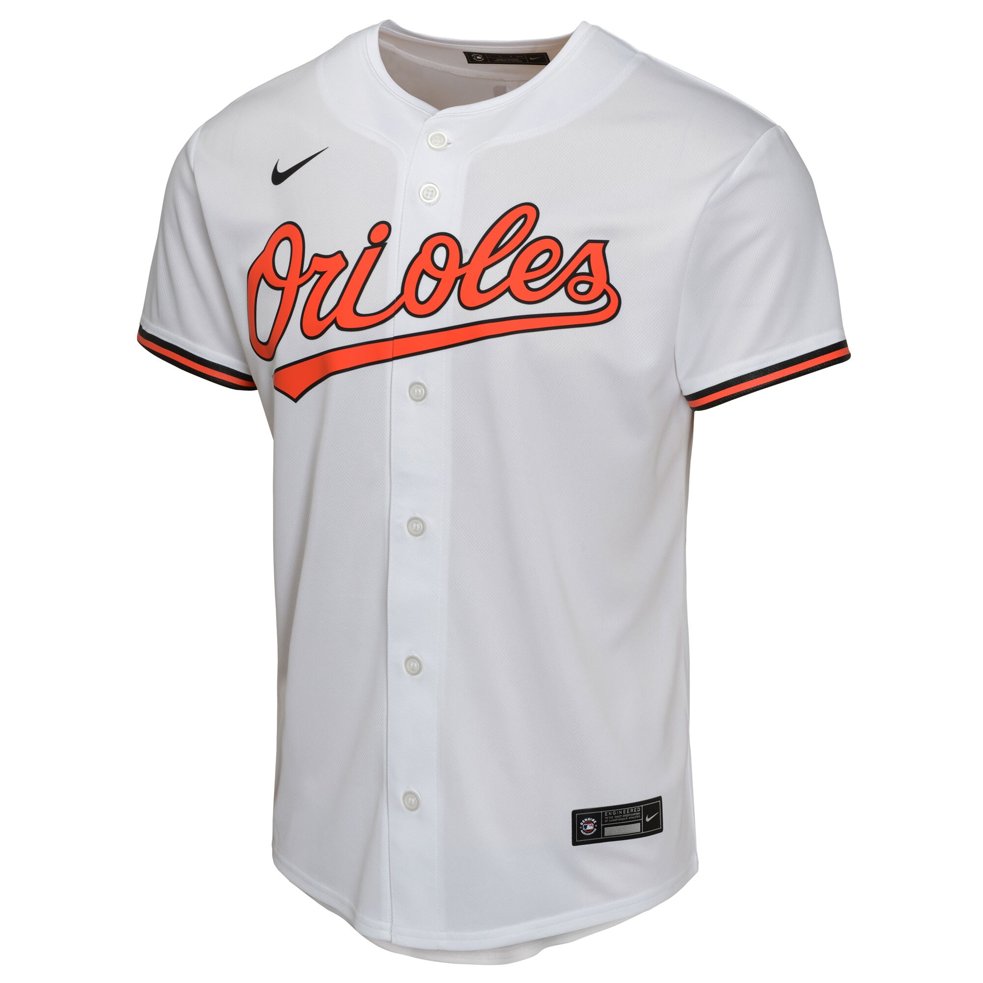 Alternative view of Jackson Holliday Baltimore Orioles Youth Home Player Game Jersey - White
