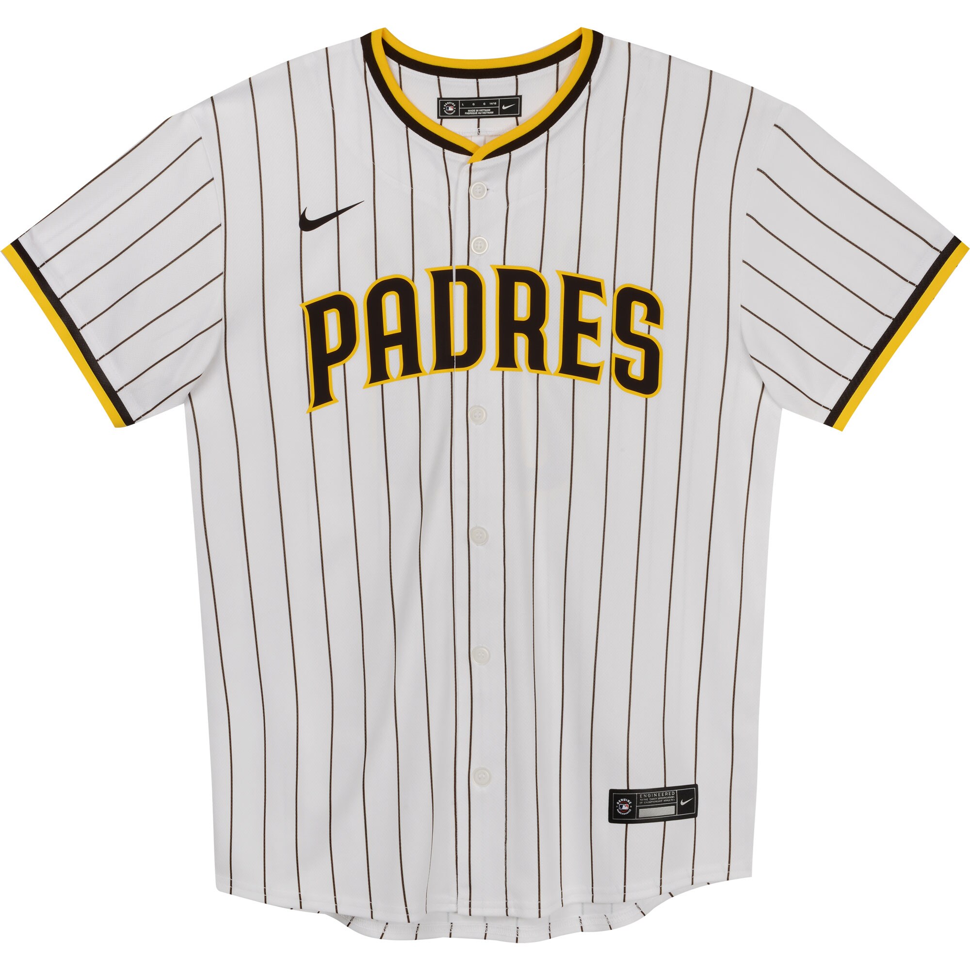 Alternative view of Jackson Merrill San Diego Padres Preschool Home Player Game Jersey - White