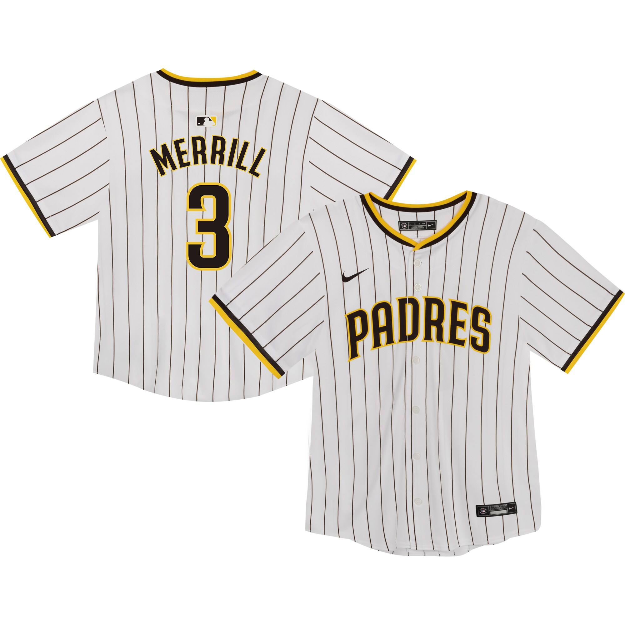 Jackson Merrill San Diego Padres Toddler Home Player Game Jersey - White