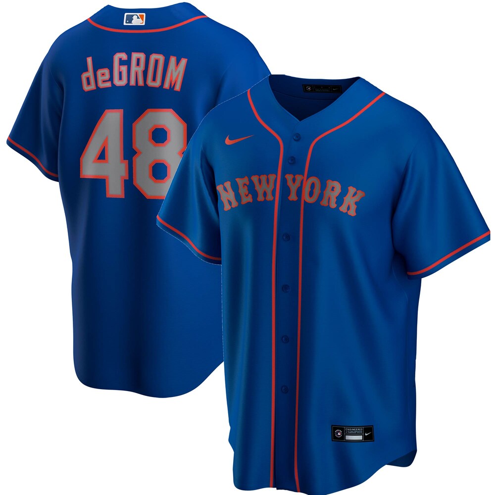 Jacob Degrom New York Mets Alternate Road 2020 Player Jersey - Royal