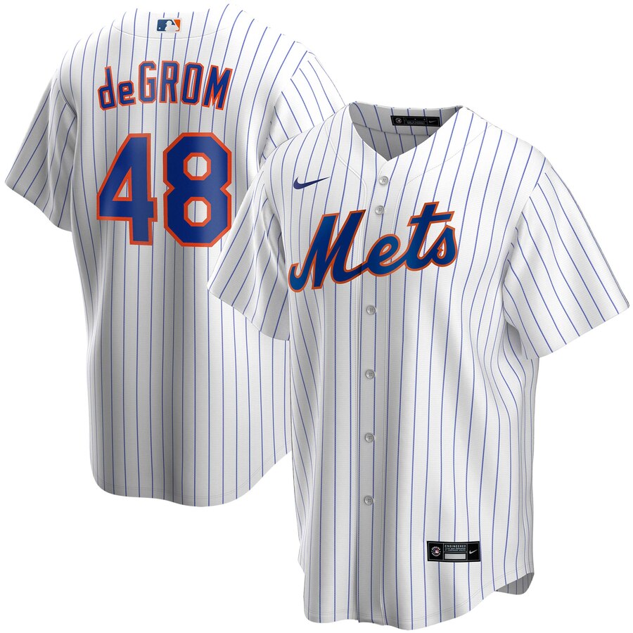 Jacob Degrom New York Mets Home 2020 Replica Player Jersey ÃƒÂ¢Ã¢â€šÂ¬Ã¢â‚¬Å“ White