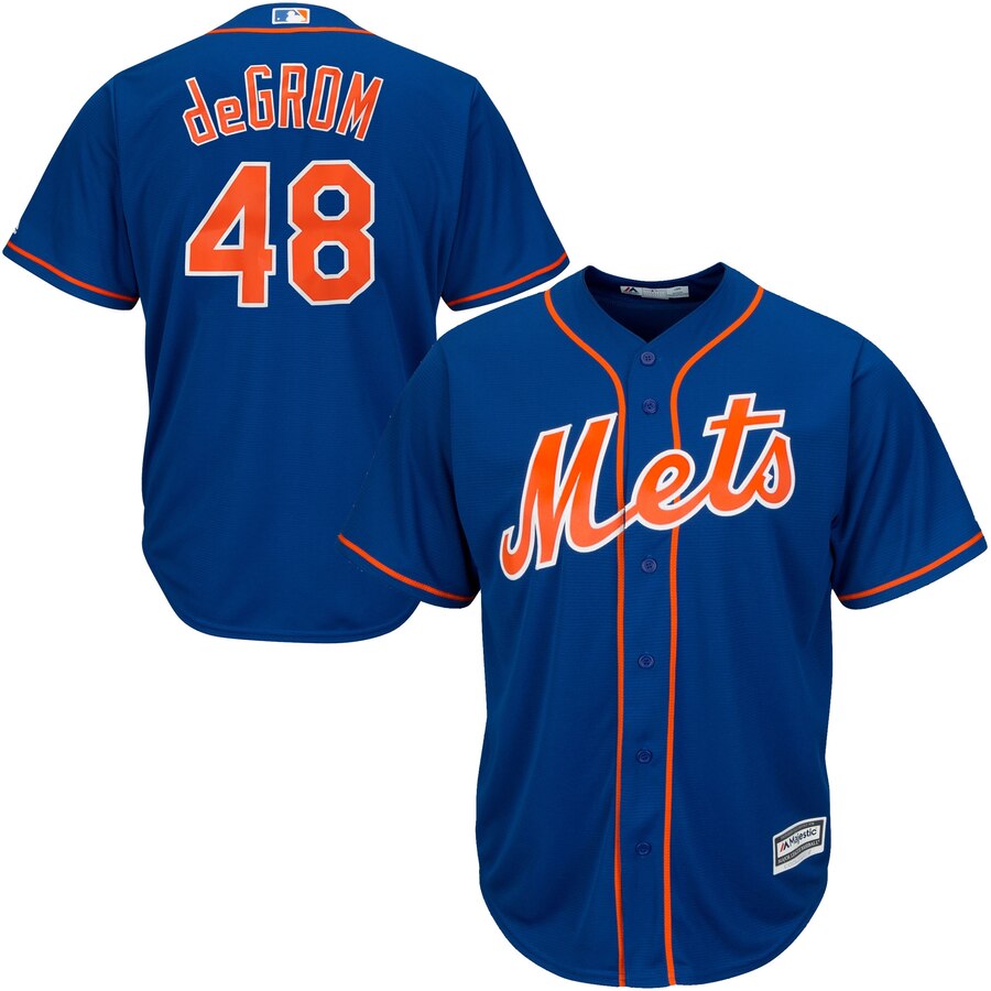 Jacob Degrom New York Mets Majestic Cool Base Player Jersey - Royal