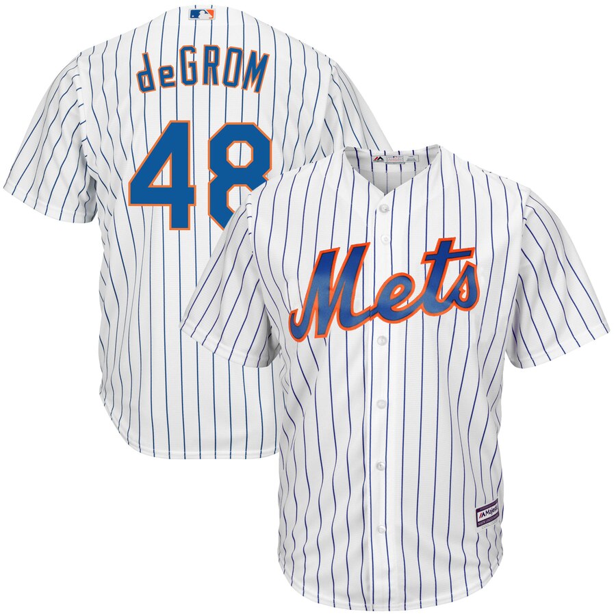 Jacob Degrom New York Mets Majestic Cool Base Player Jersey - White