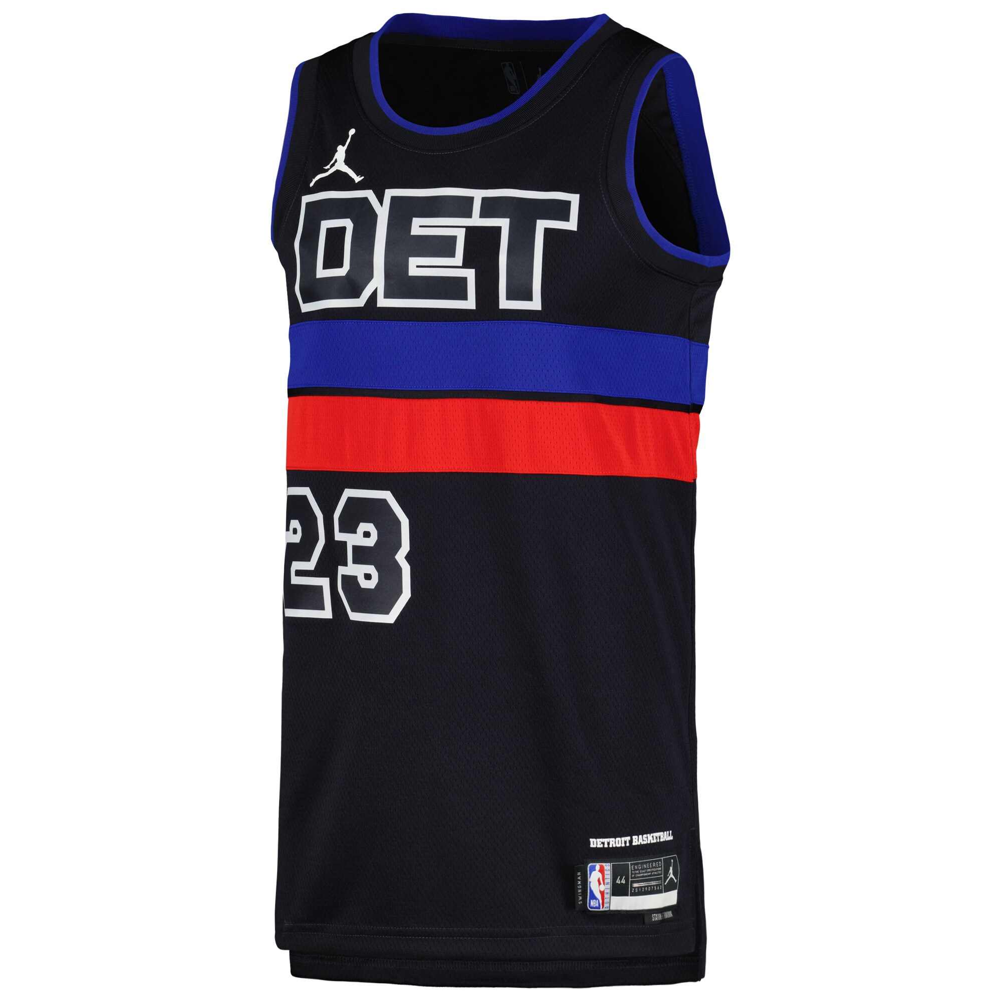 Alternative view of Jaden Ivey Detroit Pistons Jordan Brand Unisex Swingman Jersey - Statement Edition - Black