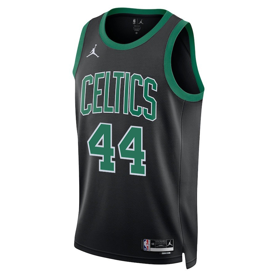 Alternative view of Jaden Springer 44 Boston Celtics 2024 FINALS CHAMPIONS Swingman Jersey - Statement Edition - Black - JS174