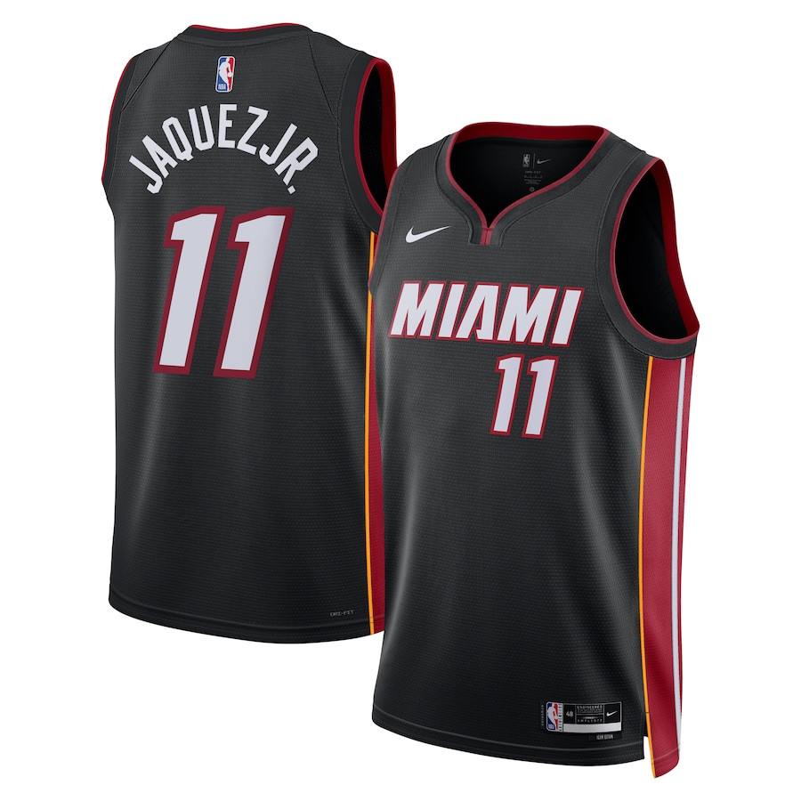 Jaime Jaquez Jr. 11 Miami Heat Unisex Swingman Jersey - Icon Edition - Black - JS304 