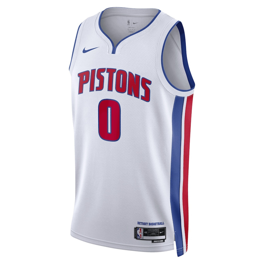 Alternative view of Jalen Duren 0 Detroit Pistons Unisex Swingman Jersey - Association Edition - White - JS720 