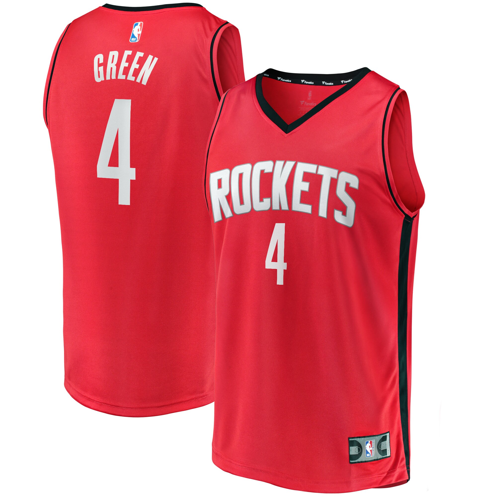 Jalen Green Houston Rockets Fanatics Fast Break Replica Player Jersey - Icon Edition - Red