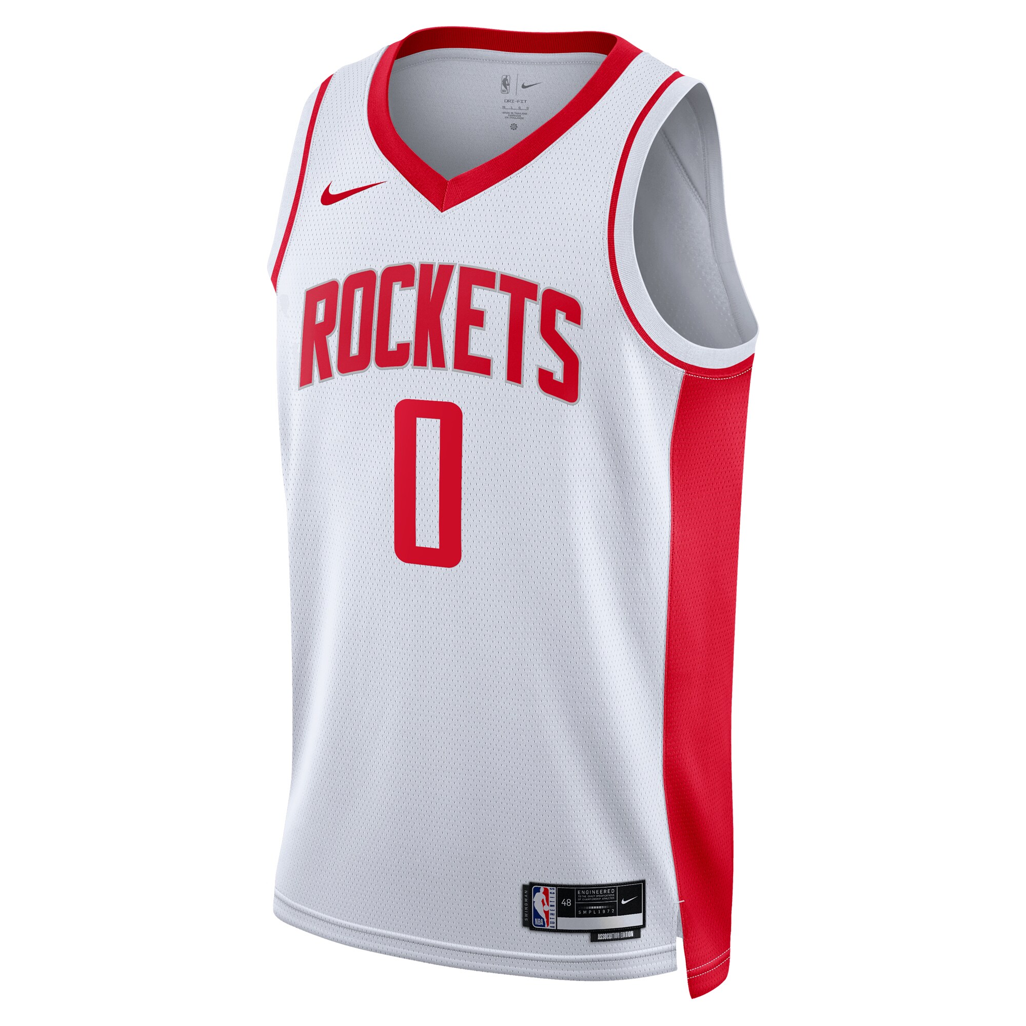 Alternative view of Jalen Green Houston Rockets Swingman Jersey - Association Edition - White