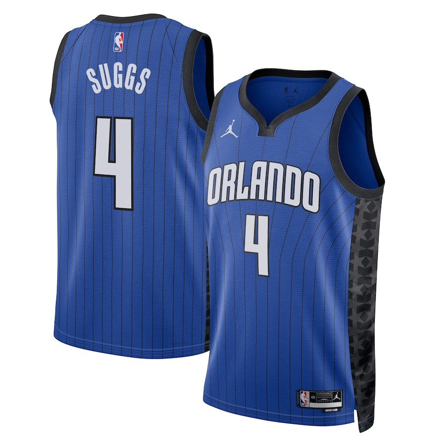 Jalen Suggs 4 Orlando Magic Unisex Swingman Jersey - Statement Edition - Royal - JS398 
