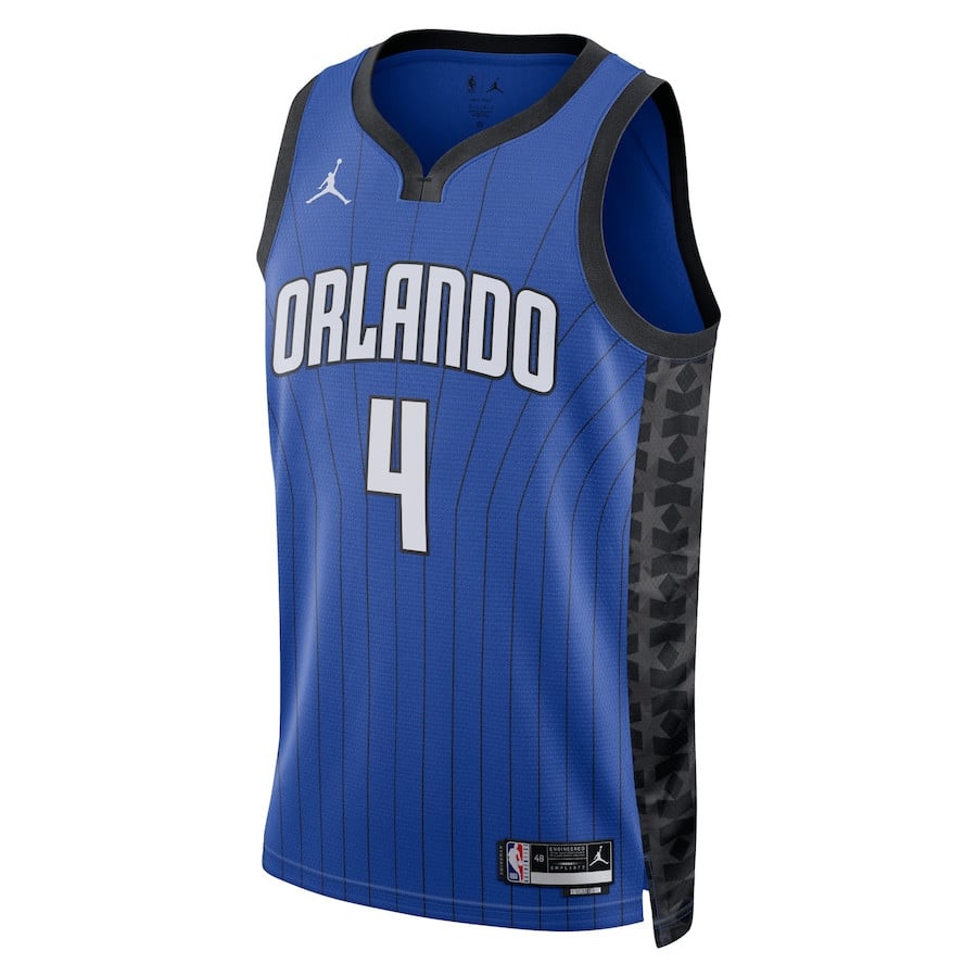 Alternative view of Jalen Suggs 4 Orlando Magic Unisex Swingman Jersey - Statement Edition - Royal - JS398 