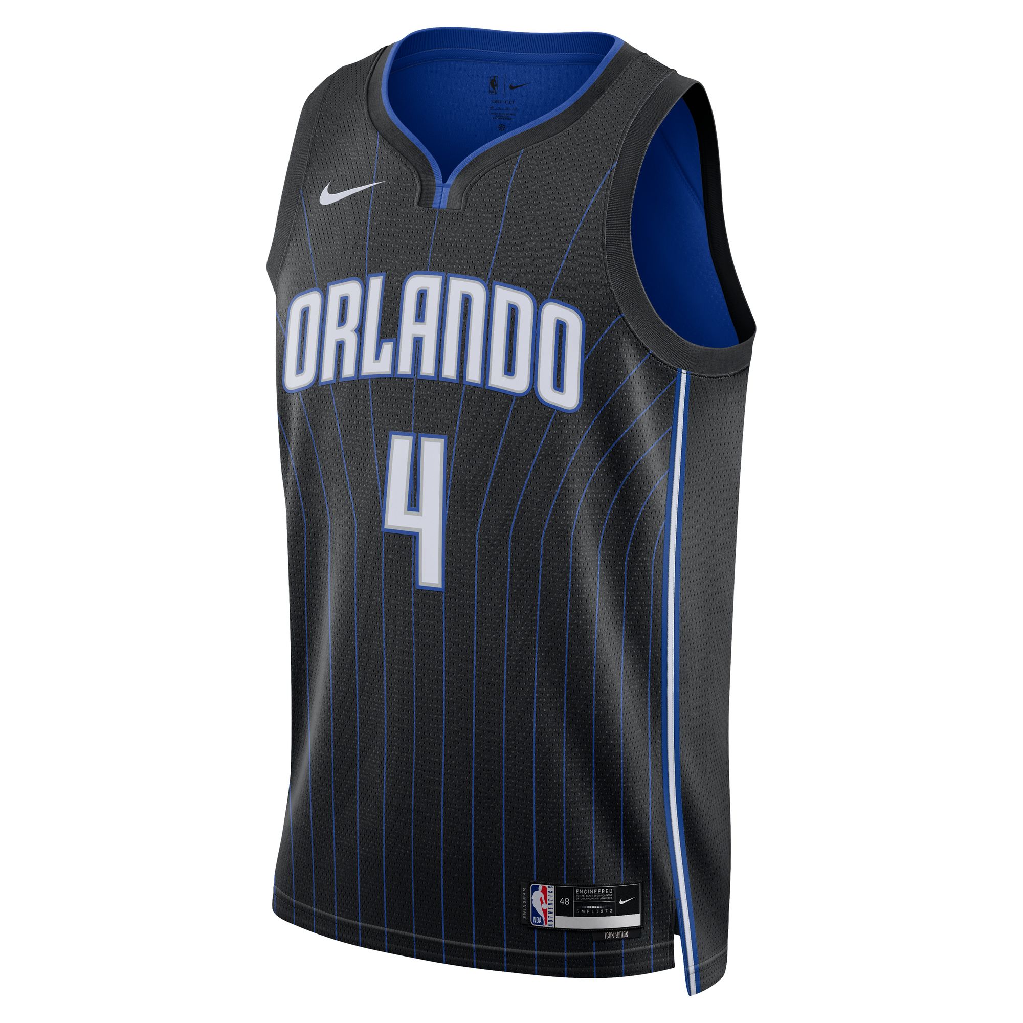 Alternative view of Jalen Suggs Orlando Magic Unisex Swingman Jersey - Icon Edition - Black