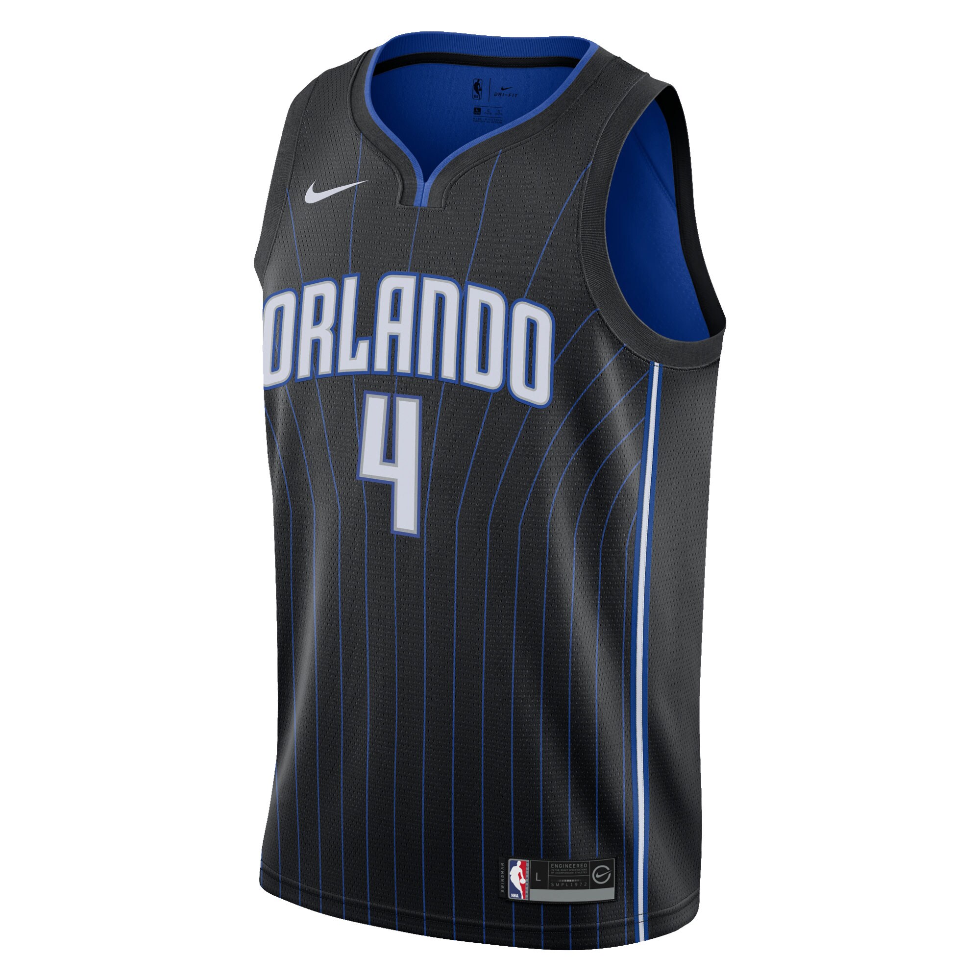 Alternative view of Jalen Suggs Orlando Magic Youth Swingman Jersey - Icon Edition - Black