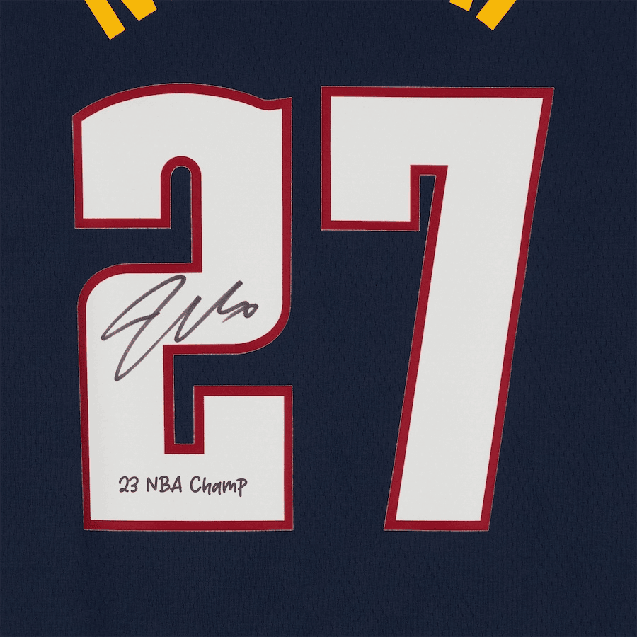 Alternative view of Jamal Murray 27 Denver Nuggets 2023 NBA Finals Champions with "23 NBA Champ" - Jersey - JS182 