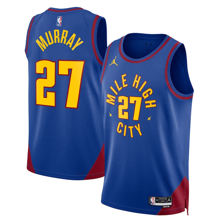 Jamal Murray 27 Denver Nuggets Unisex Swingman Jersey - Statement Edition - Royal - JS889 