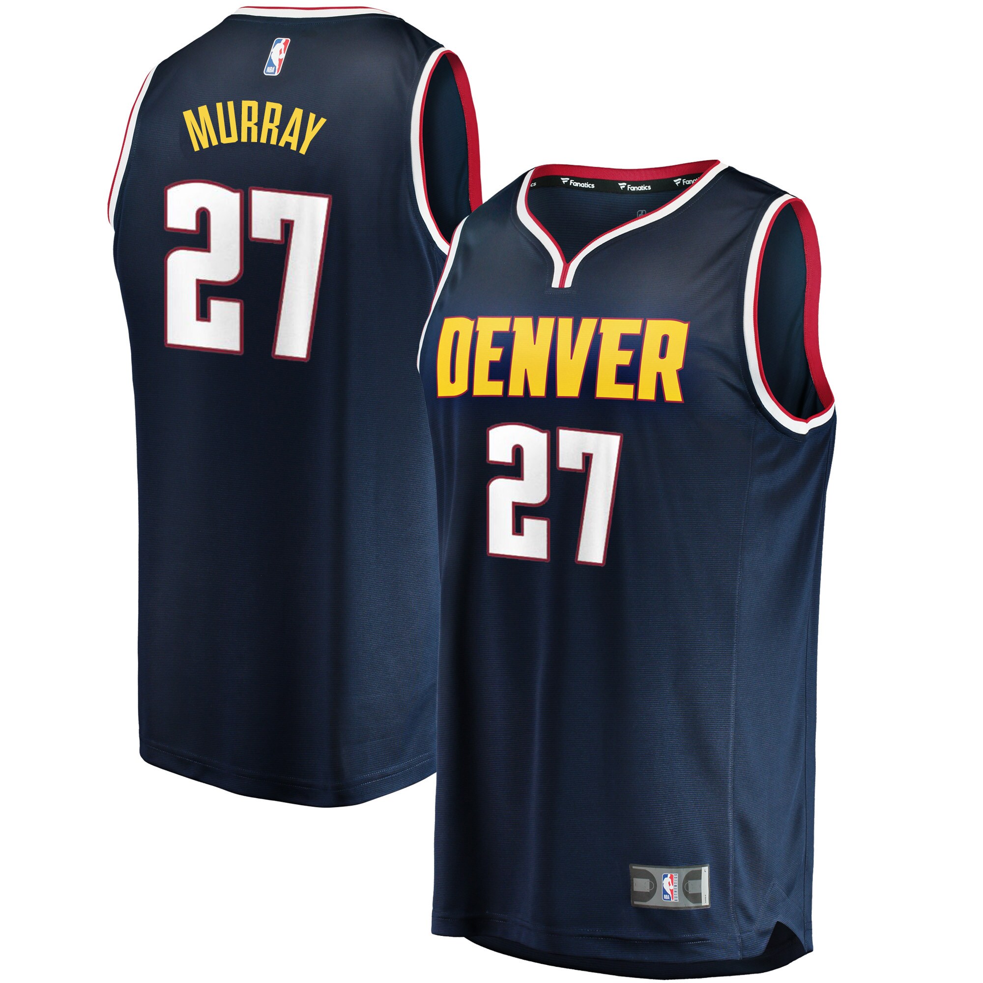 Jamal Murray Denver Nuggets Fanatics Fast Break Replica Jersey - Icon Edition - Blue