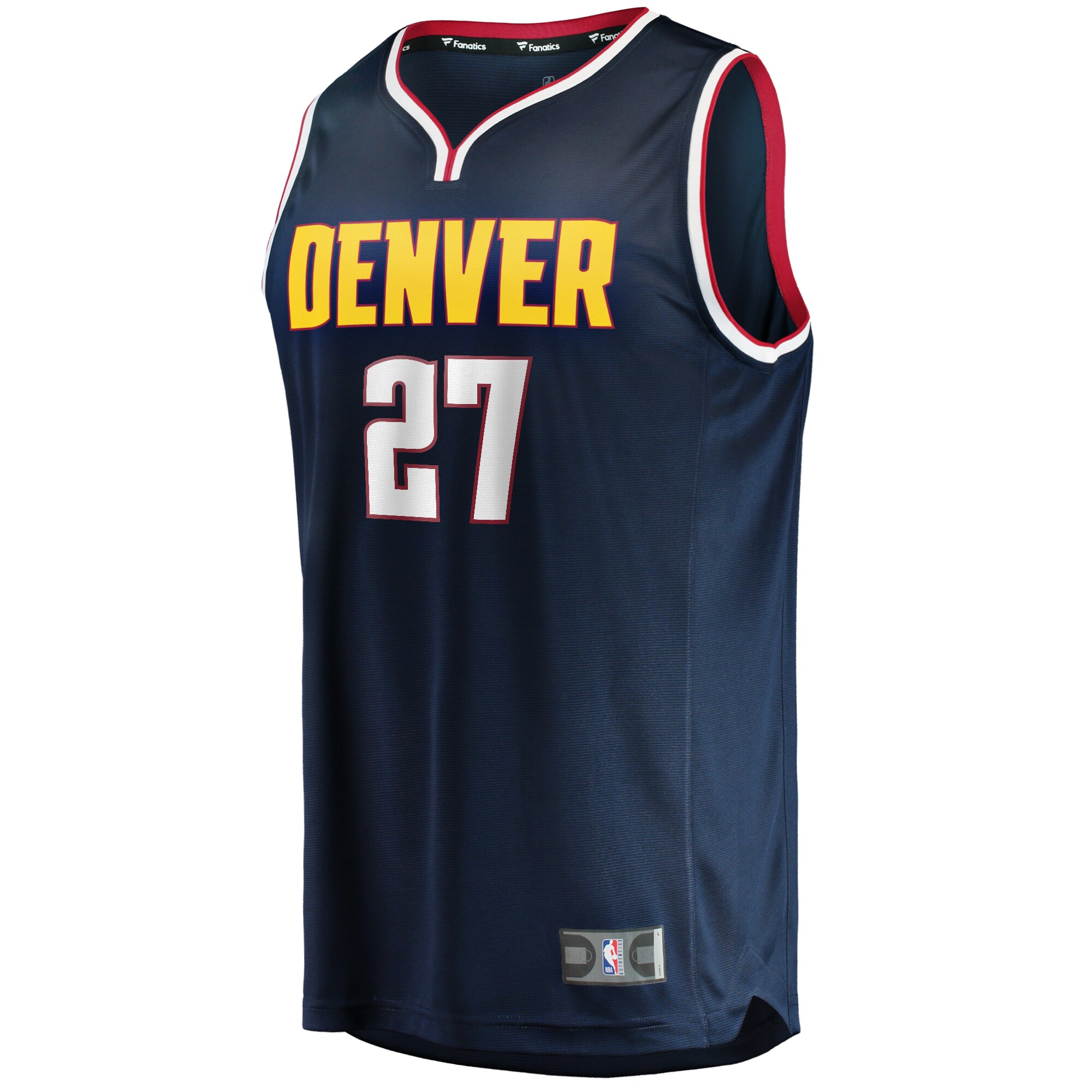 Alternative view of Jamal Murray Denver Nuggets Fanatics Youth Fast Break Player Jersey - Icon Edition - Navy