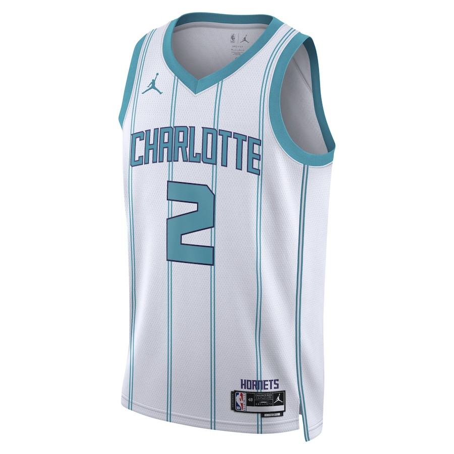 Alternative view of James Bouknight 2 Charlotte Hornets Unisex Swingman Jersey - Association Edition - White - JS155 