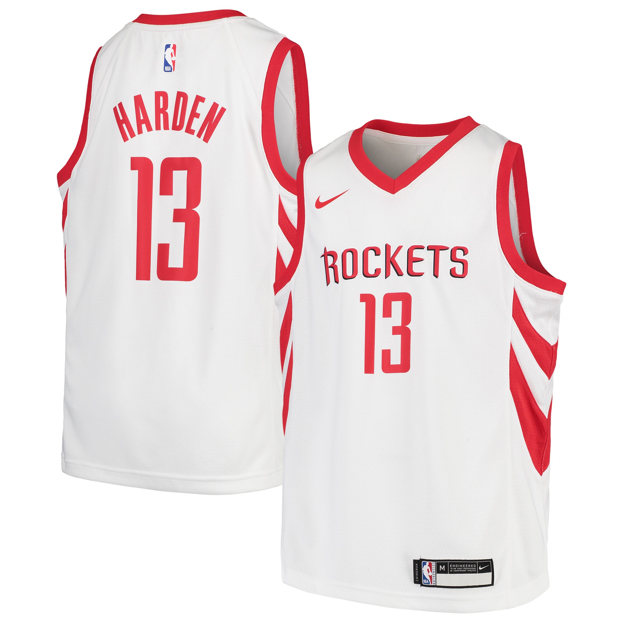 James Harden Houston Rockets Youth Swingman Jersey - White - Association Edition