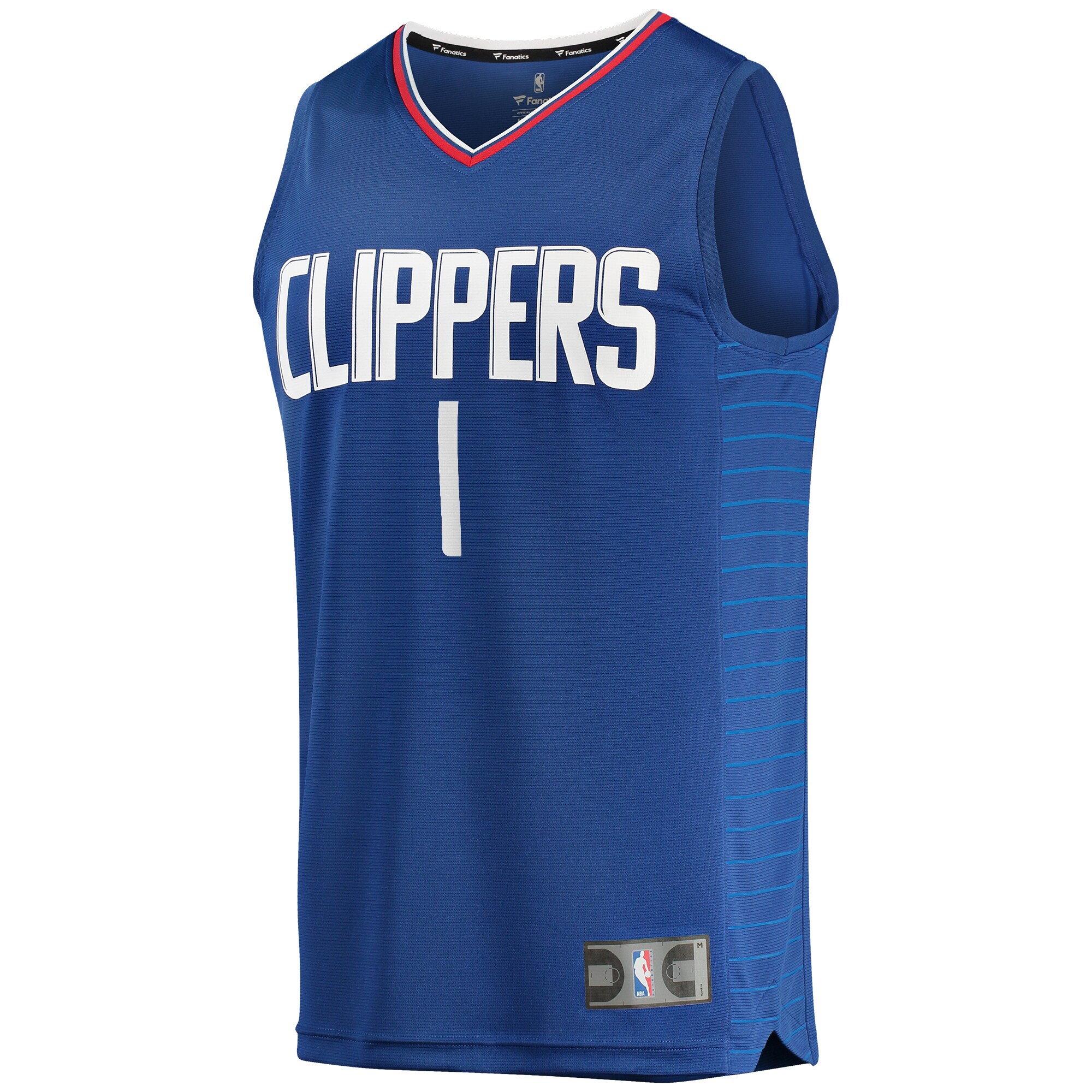 Alternative view of James Harden La Clippers Fanatics Fast Break Player Jersey - Icon Edition - Royal