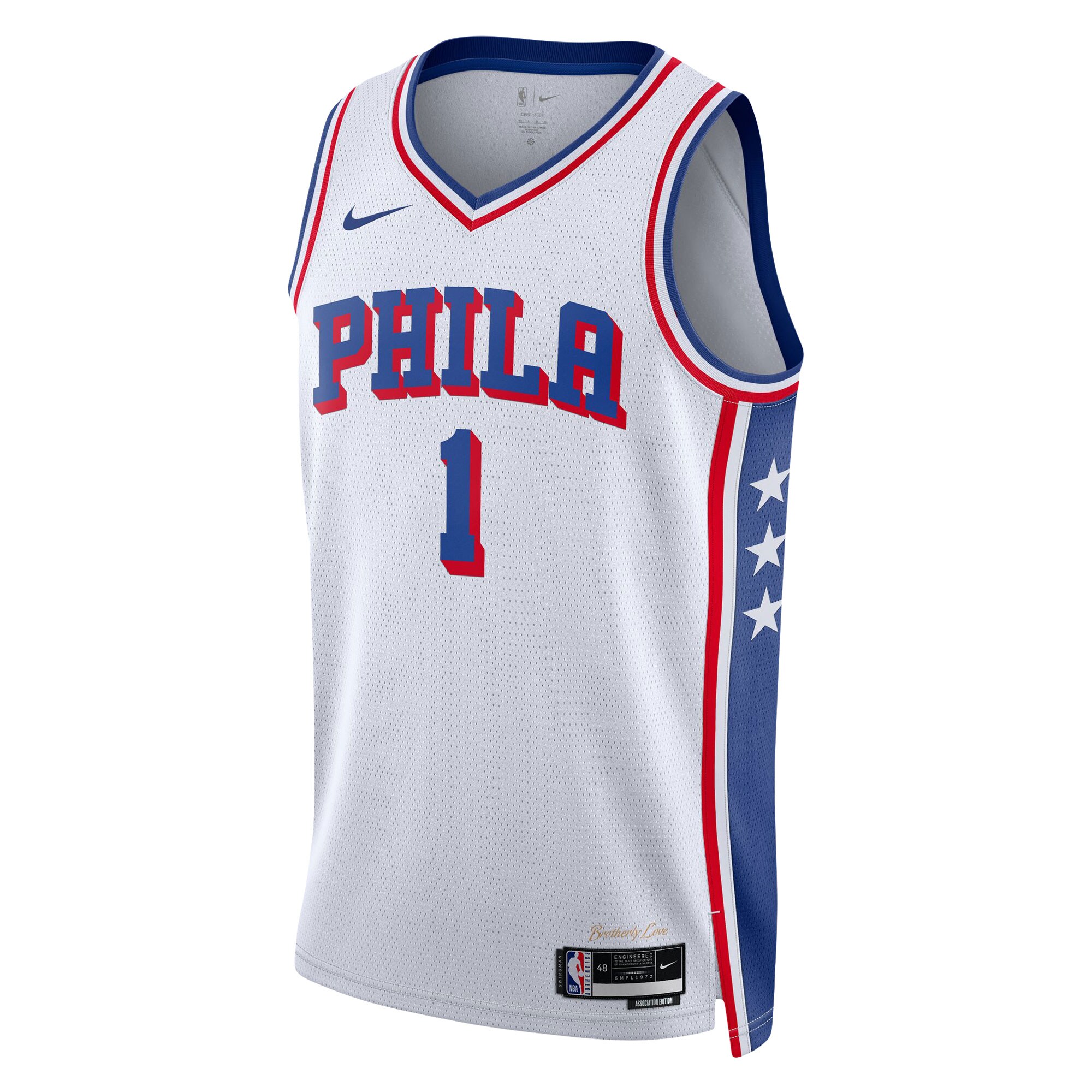 Alternative view of James Harden Philadelphia 76ers Unisex Swingman Jersey - Association Edition - White