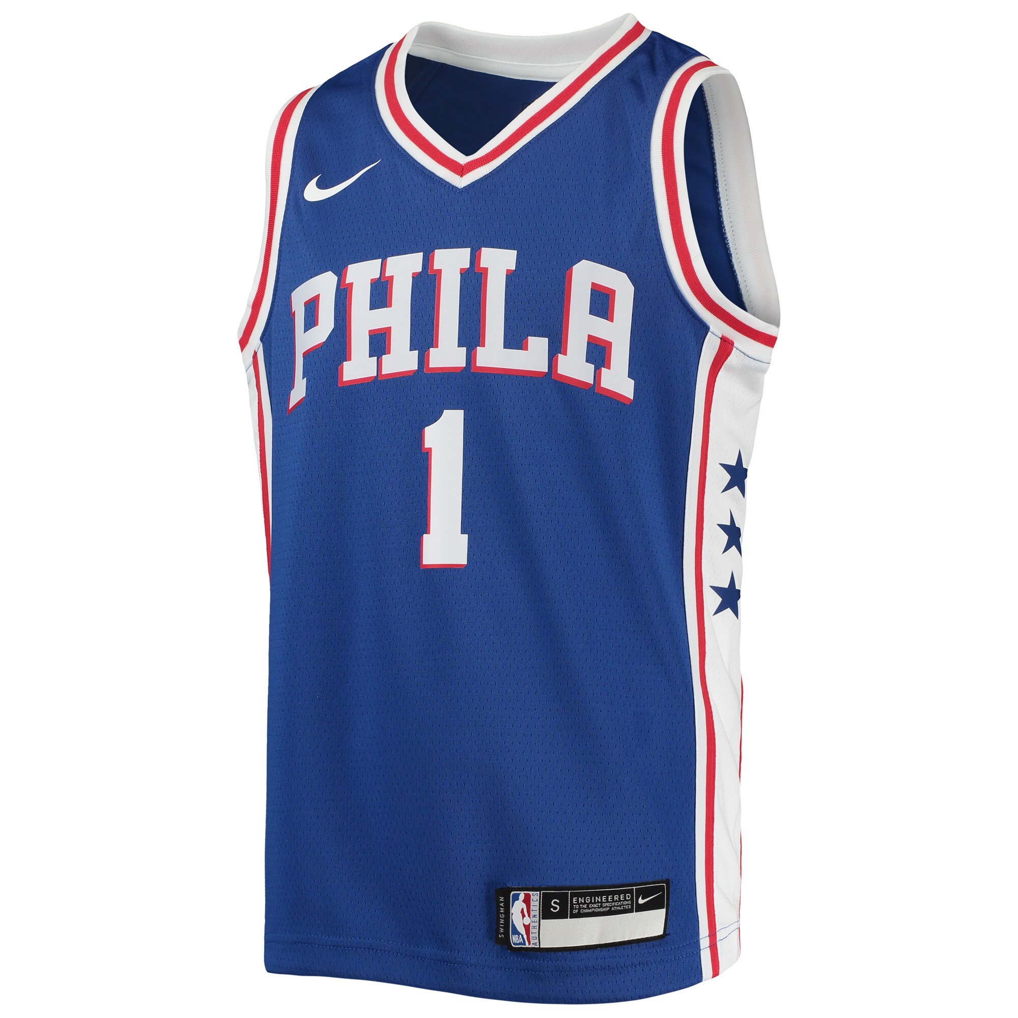 Alternative view of James Harden Philadelphia 76ers Youth Swingman Jersey - Icon Edition - Royal