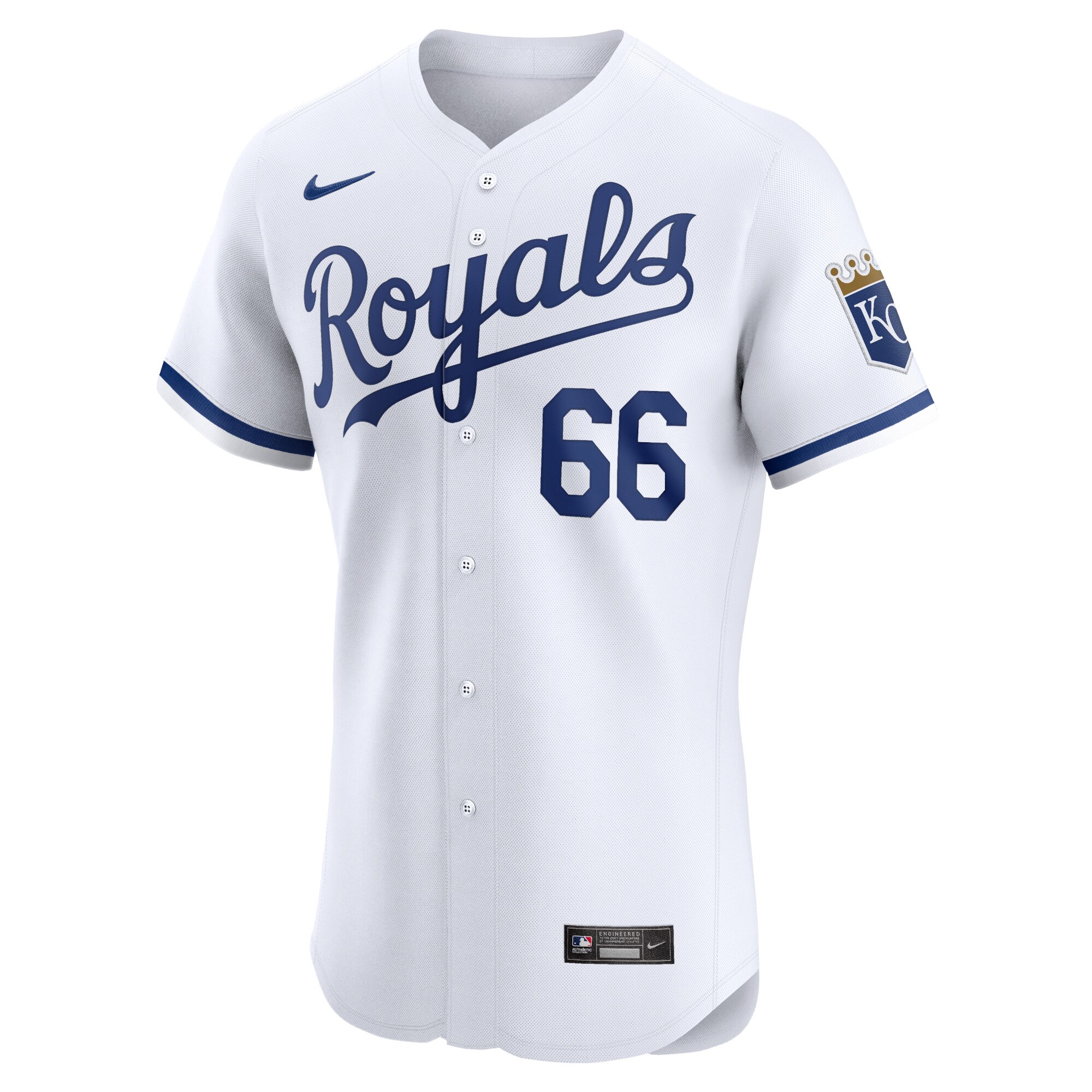 Alternative view of James Macarthur Kansas City Royals Home Elite Player Jersey - White