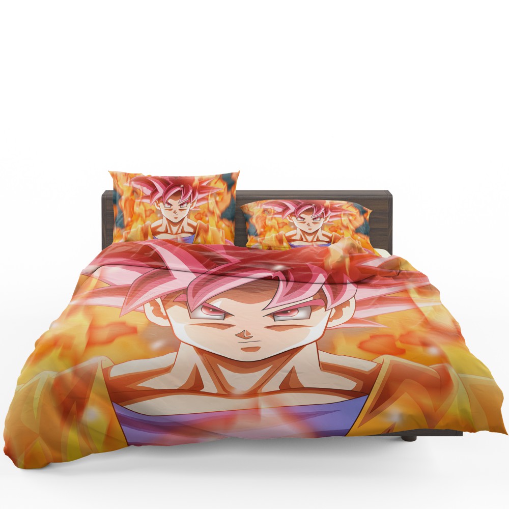 Japanes Anime Goku Bedding Set - Custom Bedding Set