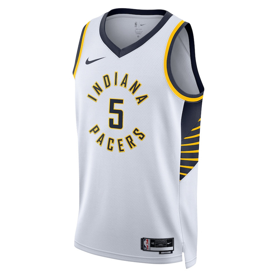 Alternative view of Jarace Walker 5 Indiana Pacers Unisex Swingman Jersey - Association Edition - White - JS733 