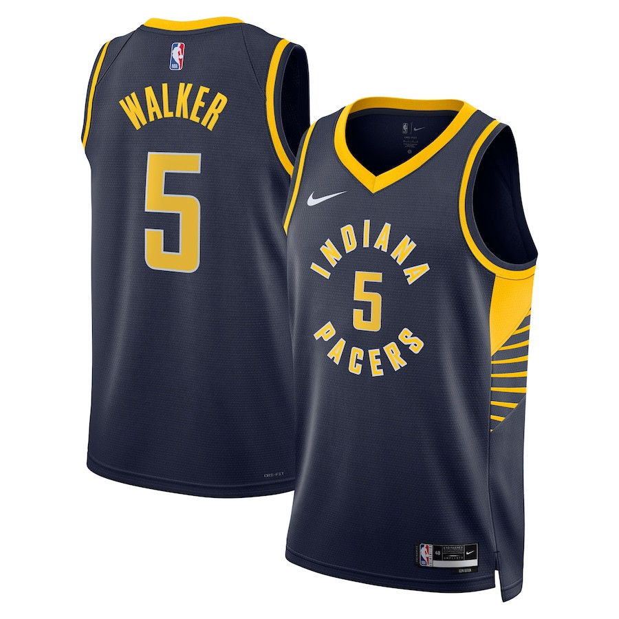 Jarace Walker 5 Indiana Pacers Unisex Swingman Jersey - Icon Edition - Navy - JS626 
