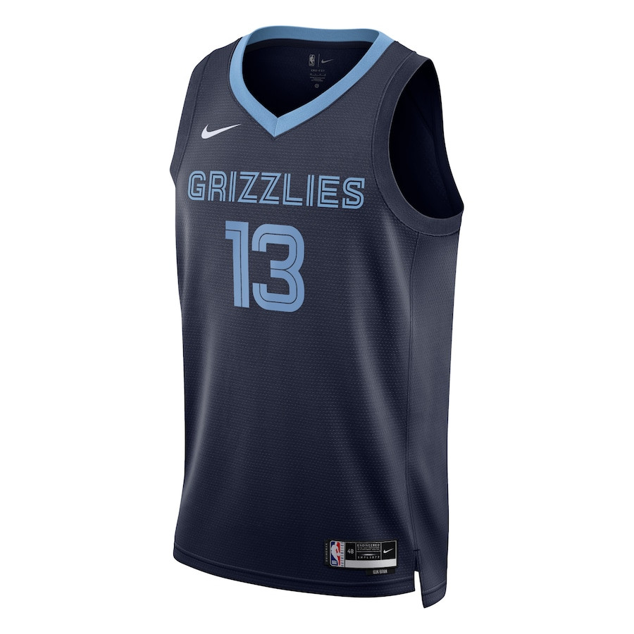 Alternative view of Jaren Jackson Jr. 13 Memphis Grizzlies Unisex Swingman Jersey - Icon Edition - Navy - JS521 