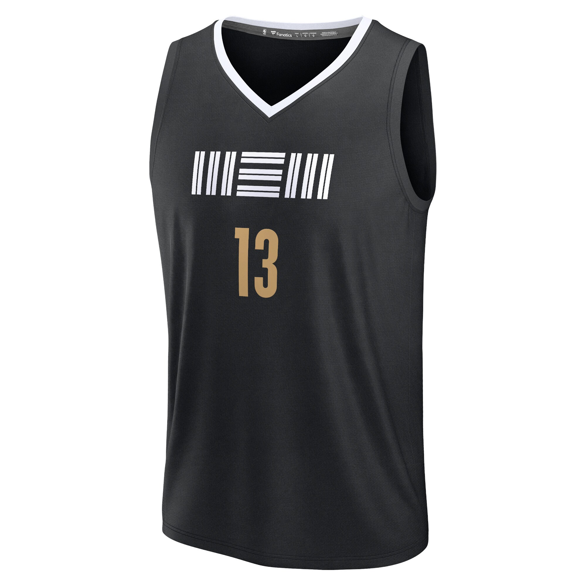 Alternative view of Jaren Jackson Jr. Memphis Grizzlies Fanatics Fast Break Jersey - Black - City Edition