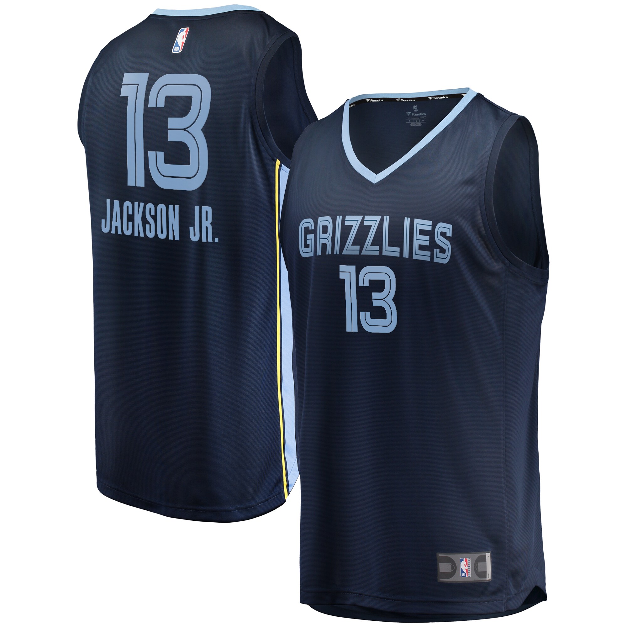 Jaren Jackson Jr. Memphis Grizzlies Fanatics Youth 2021/22 Fast Break Replica Jersey - Icon Edition - Navy