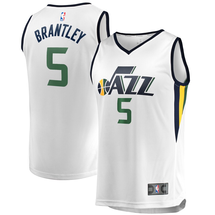 Jarrell Brantley Utah Jazz Fanatics Branded Fast Break Player Jersey - Association Edition - White