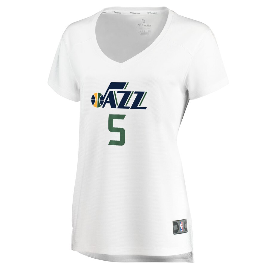 Alternative view of Jarrell Brantley Utah Jazz Fanatics Branded Women's Fast Break Player Jersey - Association Edition - White