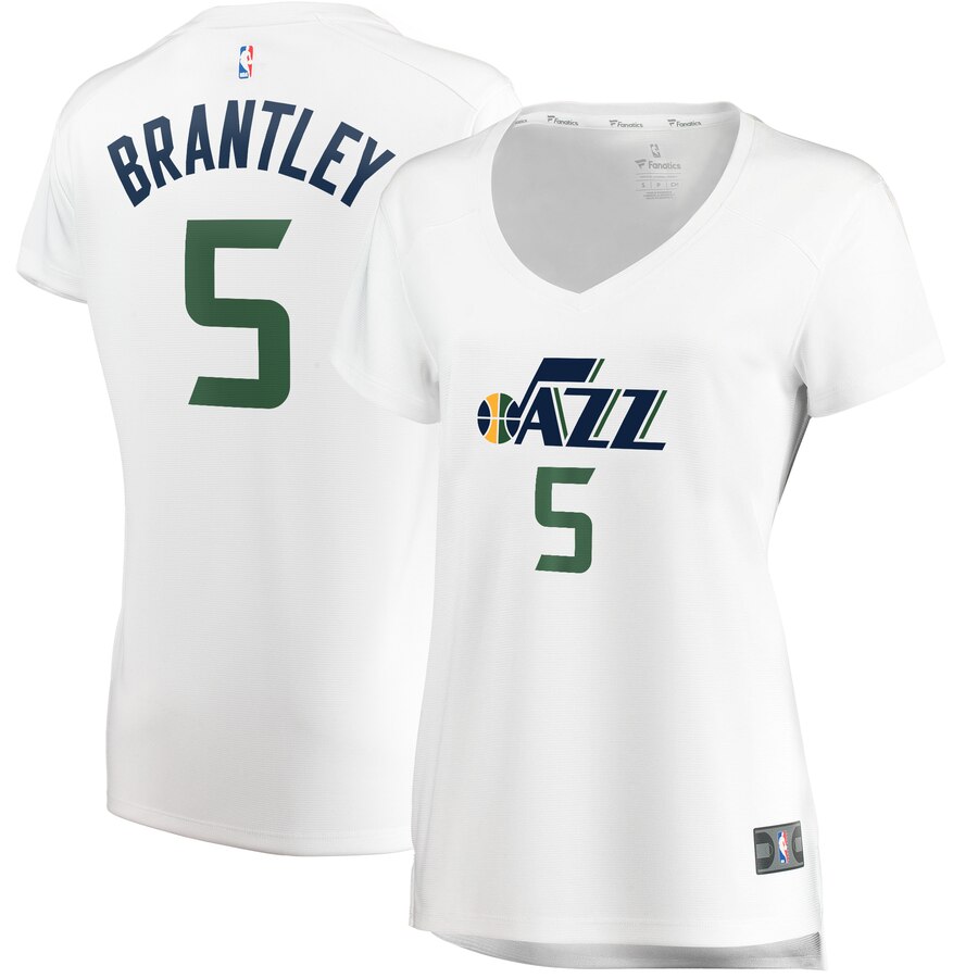 Jarrell Brantley Utah Jazz Fanatics Branded Women's Fast Break Player Jersey - Association Edition - White