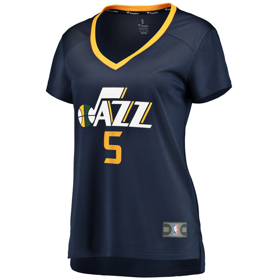 Alternative view of Jarrell Brantley Utah Jazz Fanatics Branded Women's Fast Break Player Jersey - Icon Edition - Navy
