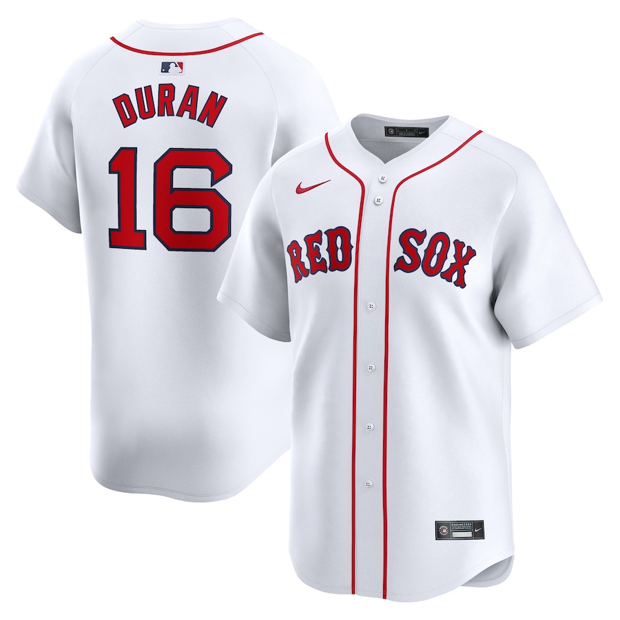 Jarren Duran 16 Boston Red Sox Home Limited Men Jersey - White