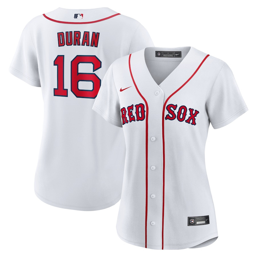 Jarren Duran 16 Boston Red Sox Women's Player Jersey - White