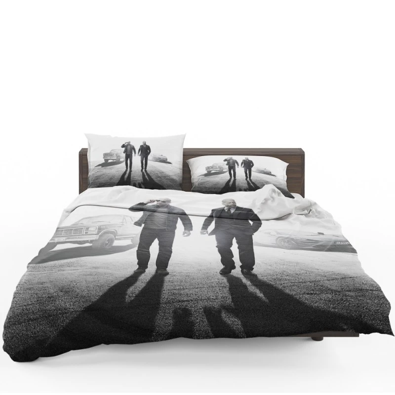 Jason Statham Dwayne Johnson In Fast & Furious Movie Bedding Set - Custom Bedding Set