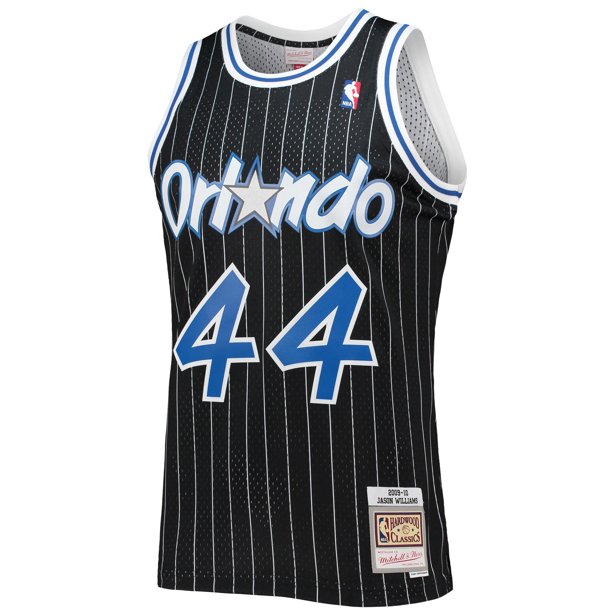 Alternative view of Jason Williams Orlando Magic Mitchell & Ness 2001/02 Hardwood Classics Swingman Jersey - Black