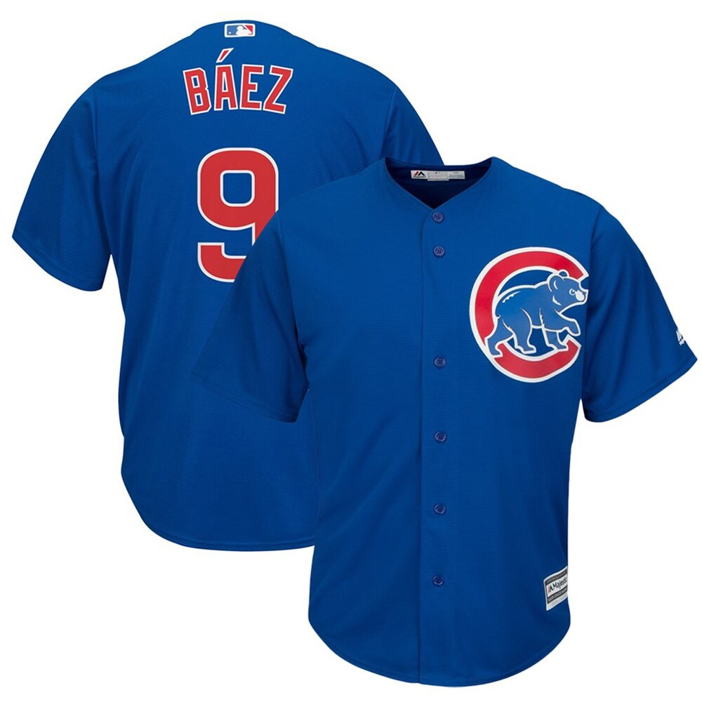 Javier Baez Chicago Cubs Majestic Big & Tall Cool Base Player Jersey - Royal