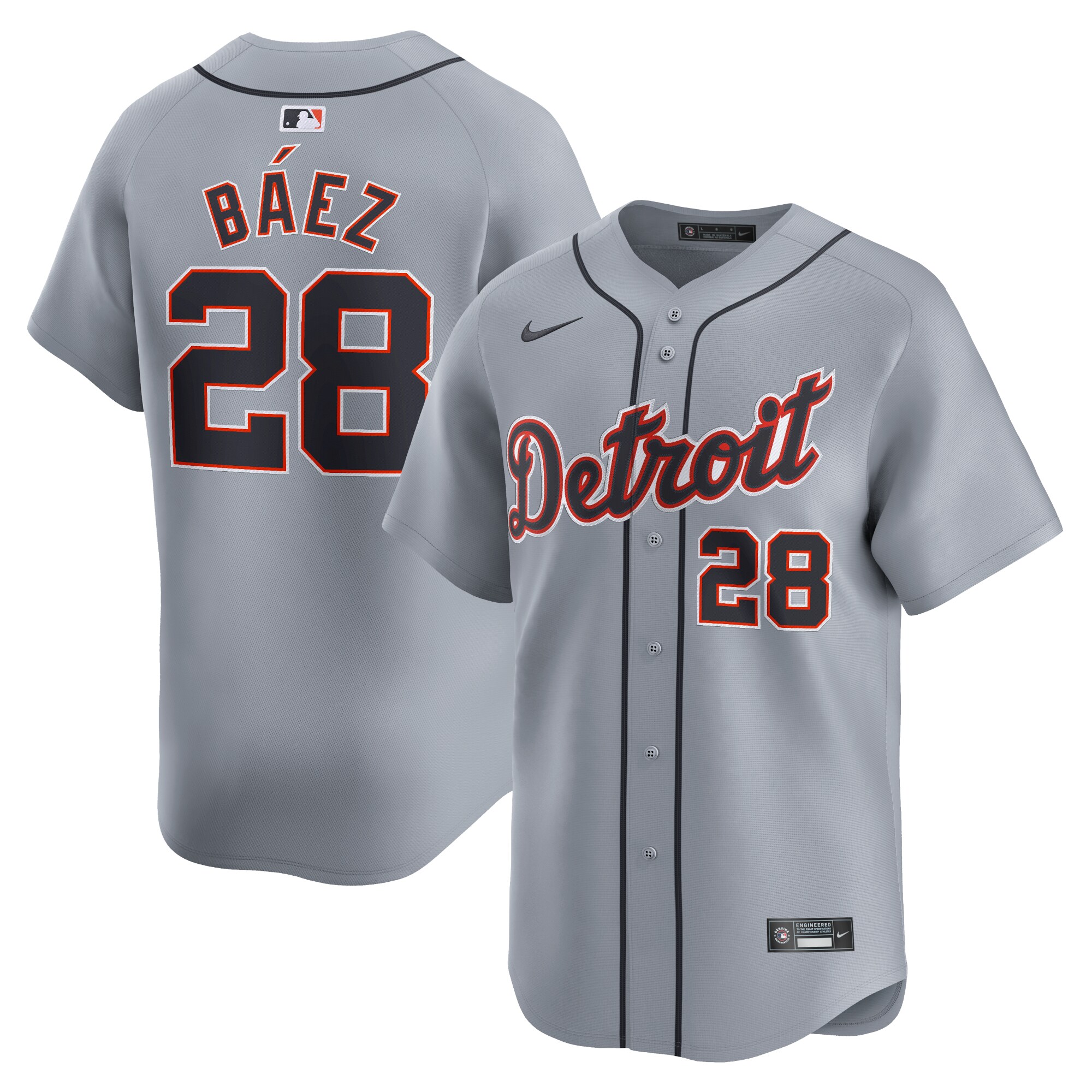 Javier Baez Detroit Tigers Road Limited Player JerseyÃƒâ€šÃ‚Â ÃƒÂ¢Ã¢â€šÂ¬Ã¢â‚¬Å“ Gray