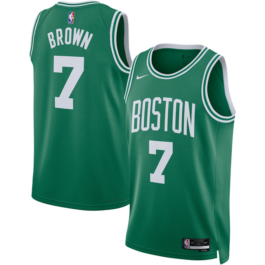 Jaylen Brown 7 Boston Celtics Unisex Swingman Jersey - Icon Edition - Kelly Green - JS742