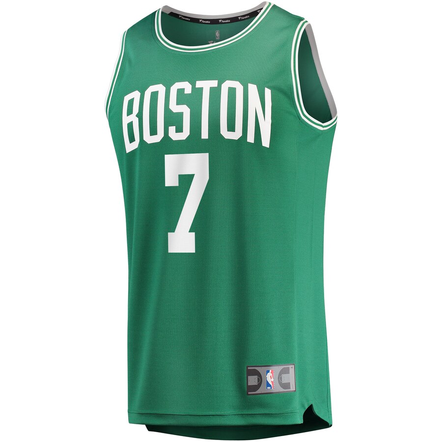 Alternative view of Jaylen Brown Boston Celtics Fanatics Branded Fast Break Replica Player Jersey – Green