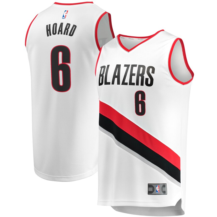 Jaylen Hoard Portland Trail Blazers Fanatics Branded Fast Break Player Jersey - Association Edition - White